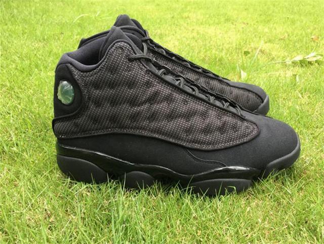 Authentic Air Jordan 13 Retro Black Cat with 3M